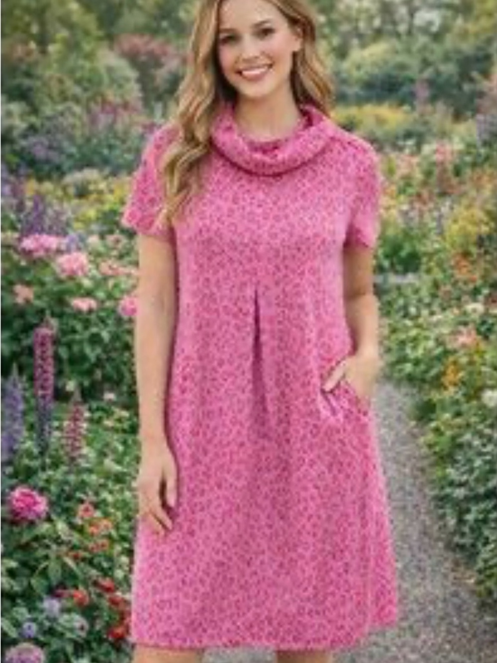 Tyler Boe Kristen Dress Pink Cheetah